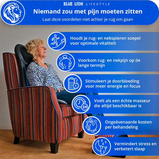 Rug en nek massagekussen