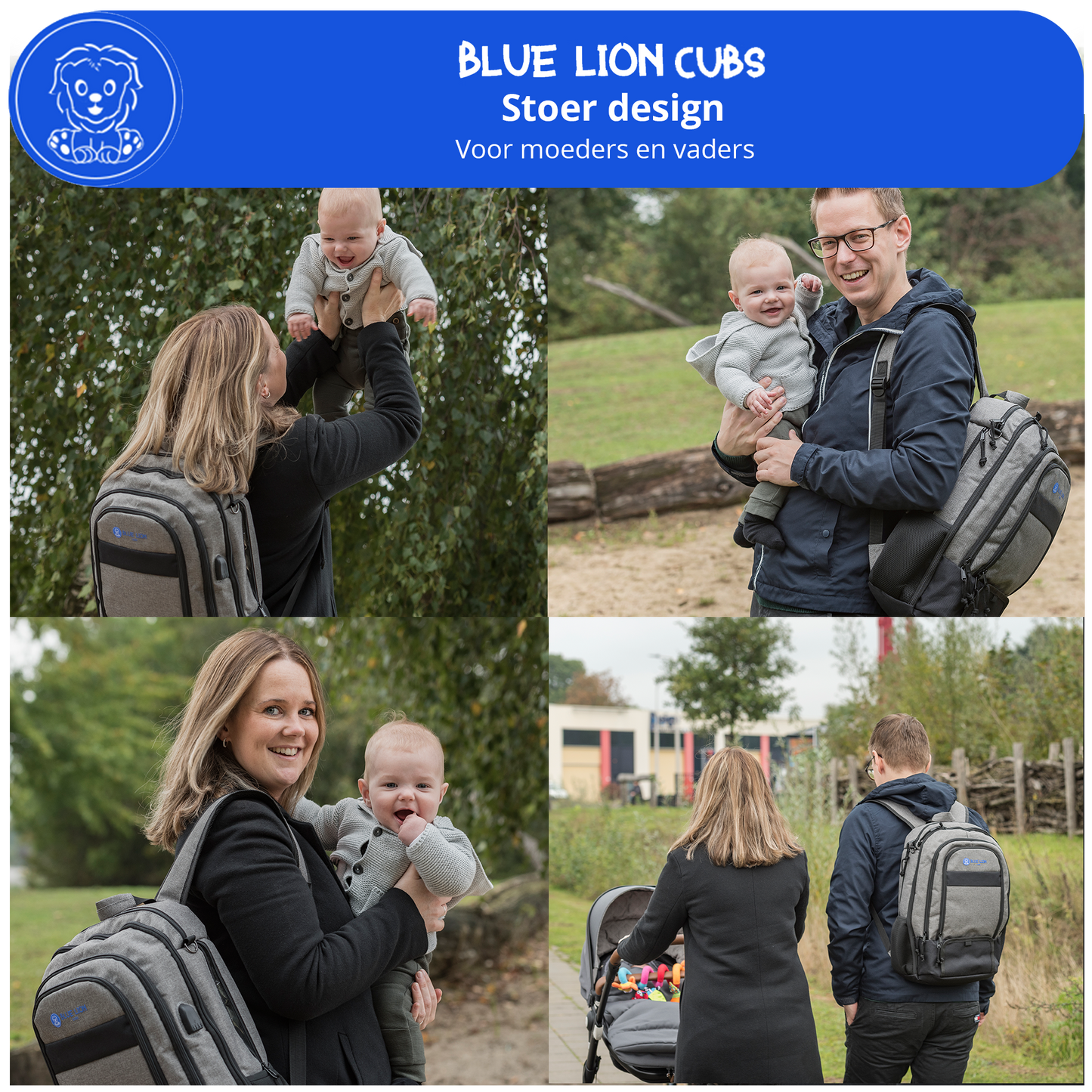 Luiertas voor mannen - Blue Lion Lifestyle