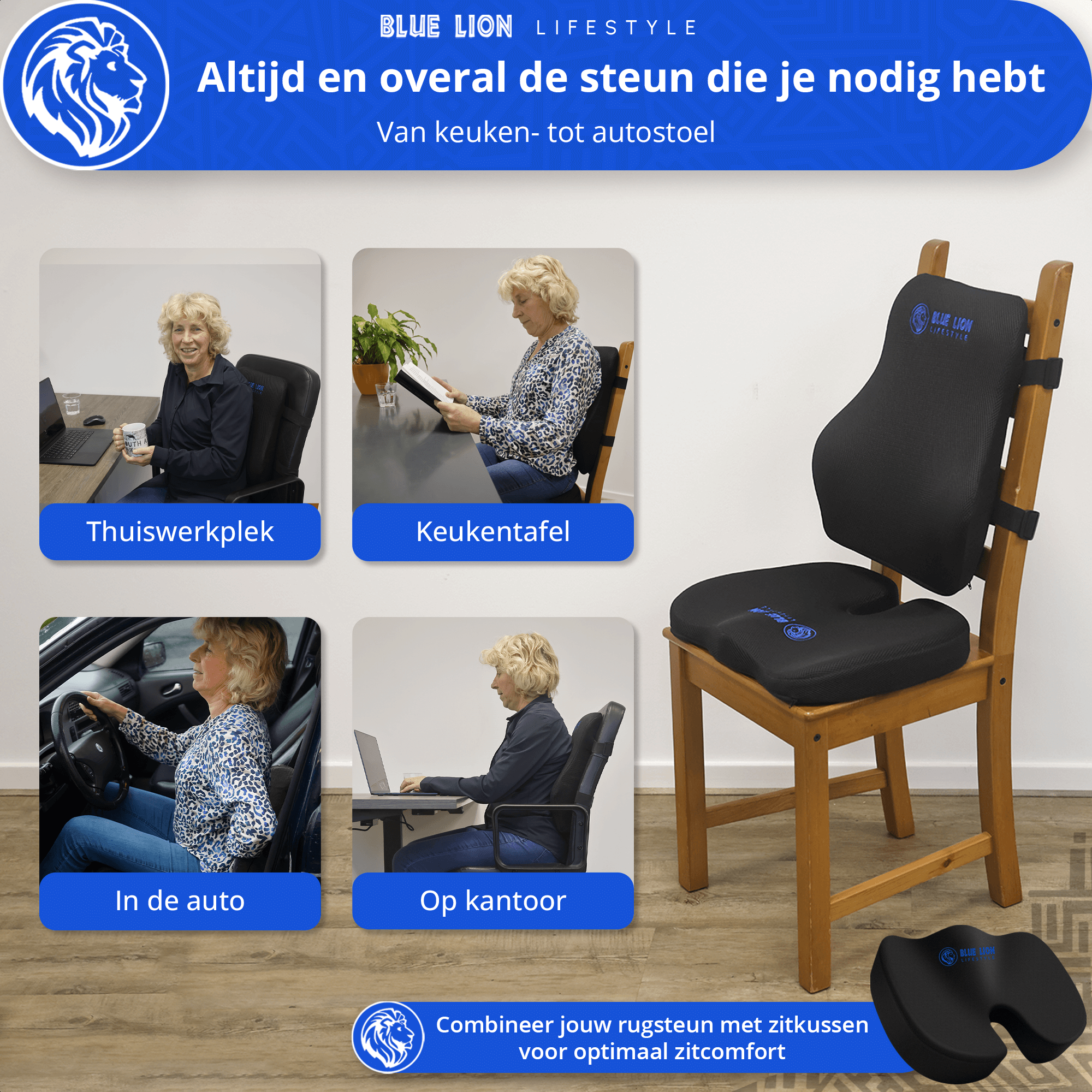 Ergonomische Rugsteun