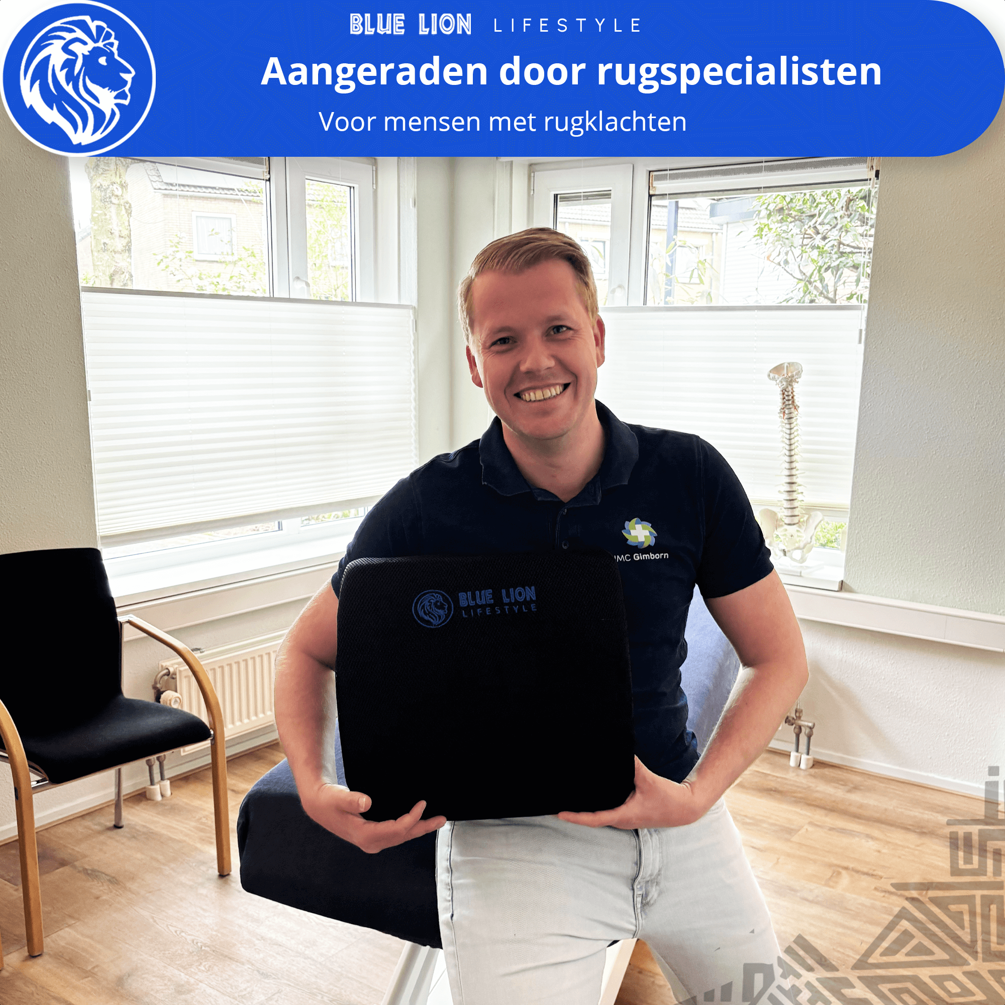 Ergonomische Rugsteun