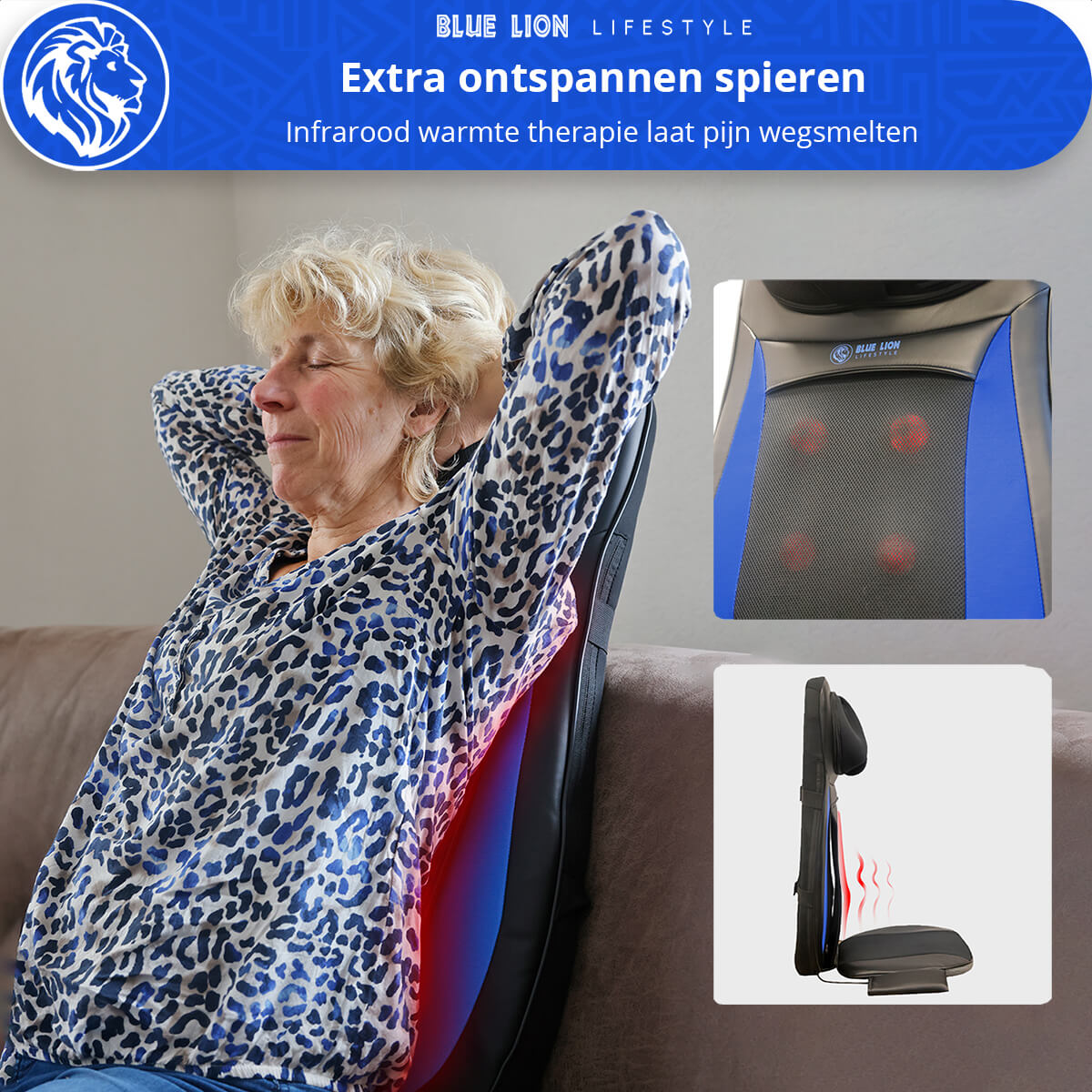 Rug en nek massagekussen