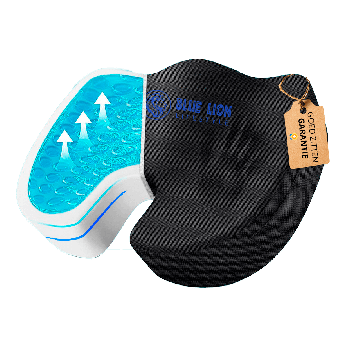 Blue Lion Lifestyle Orthopedisch zitkussen met gel