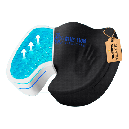 Blue Lion Lifestyle Orthopedisch zitkussen met gel