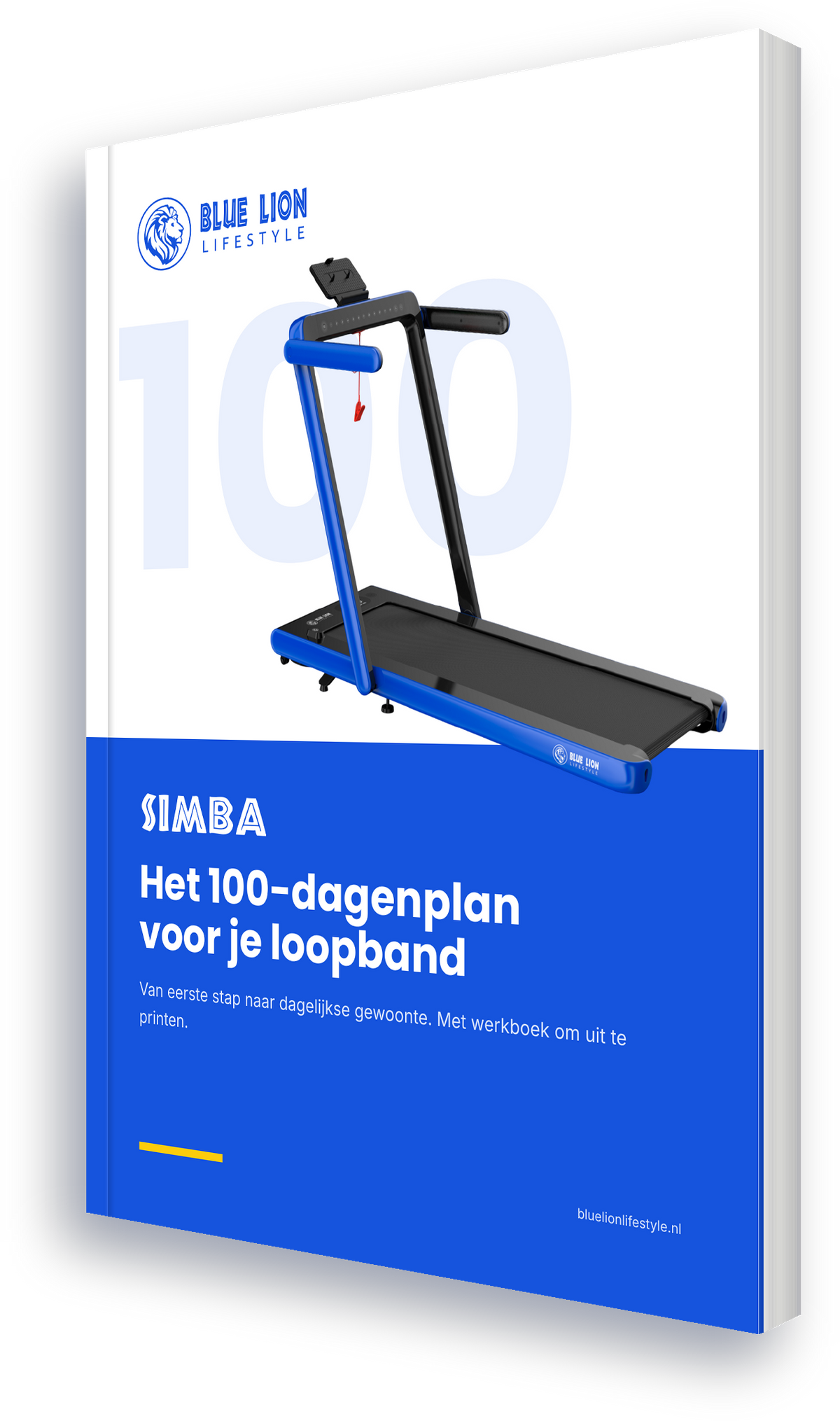 E-book Het 100-dagenplan voor je loopband, met werkboek om uit te printen