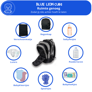Blue Lion Cubs luiertas XL