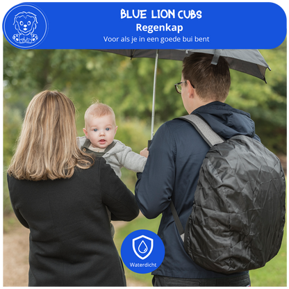 Blue Lion Cubs met regenkap