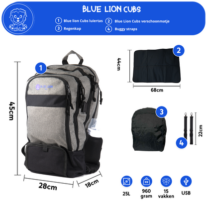 Luiertas - Blue Lion Lifestyle